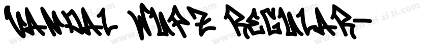 Vandal Wupz Regular字体转换